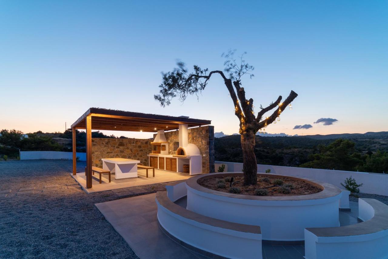 Terra D'Oro Sea View Villa With Private Pool 키오타리 외부 사진