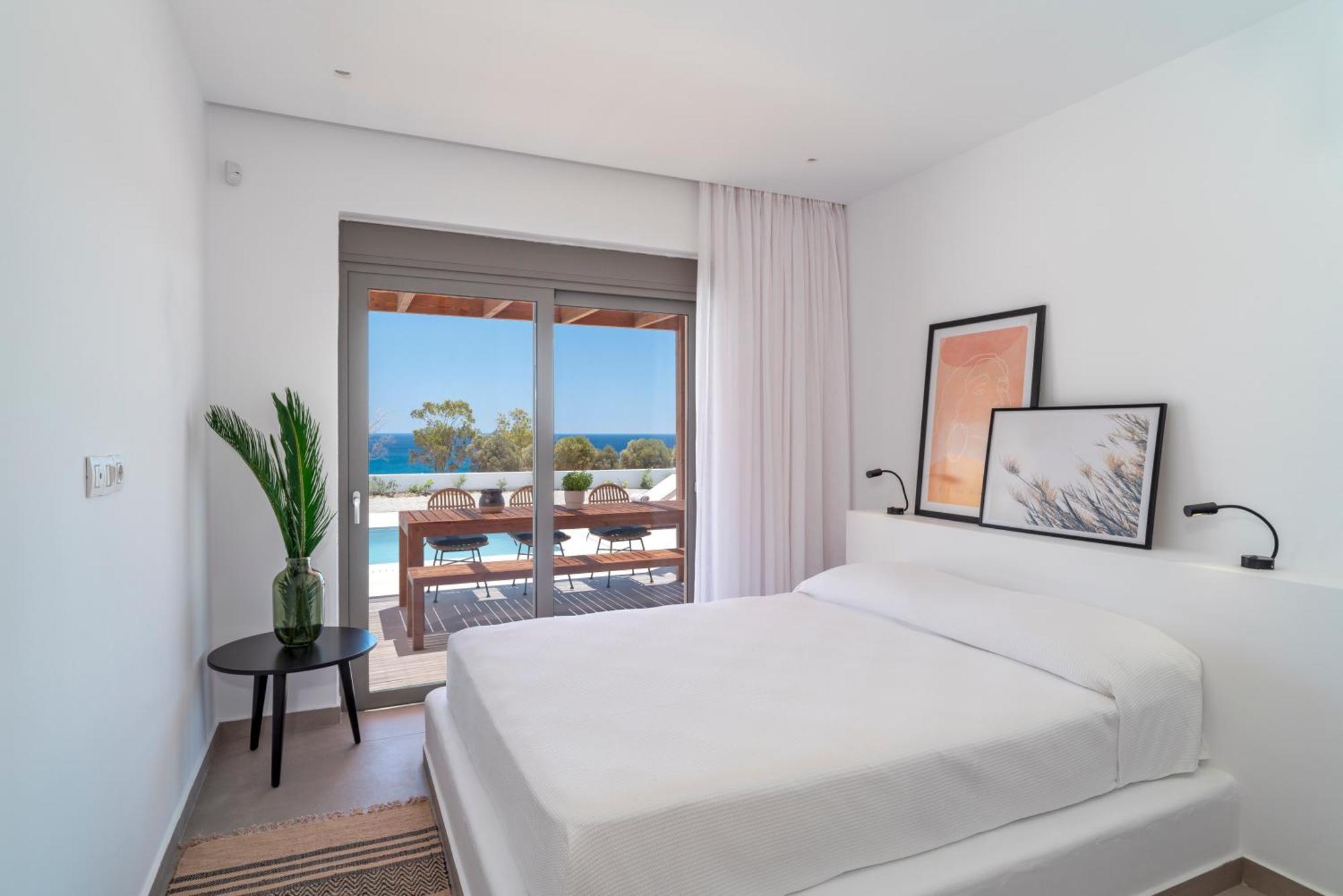 Terra D'Oro Sea View Villa With Private Pool 키오타리 객실 사진