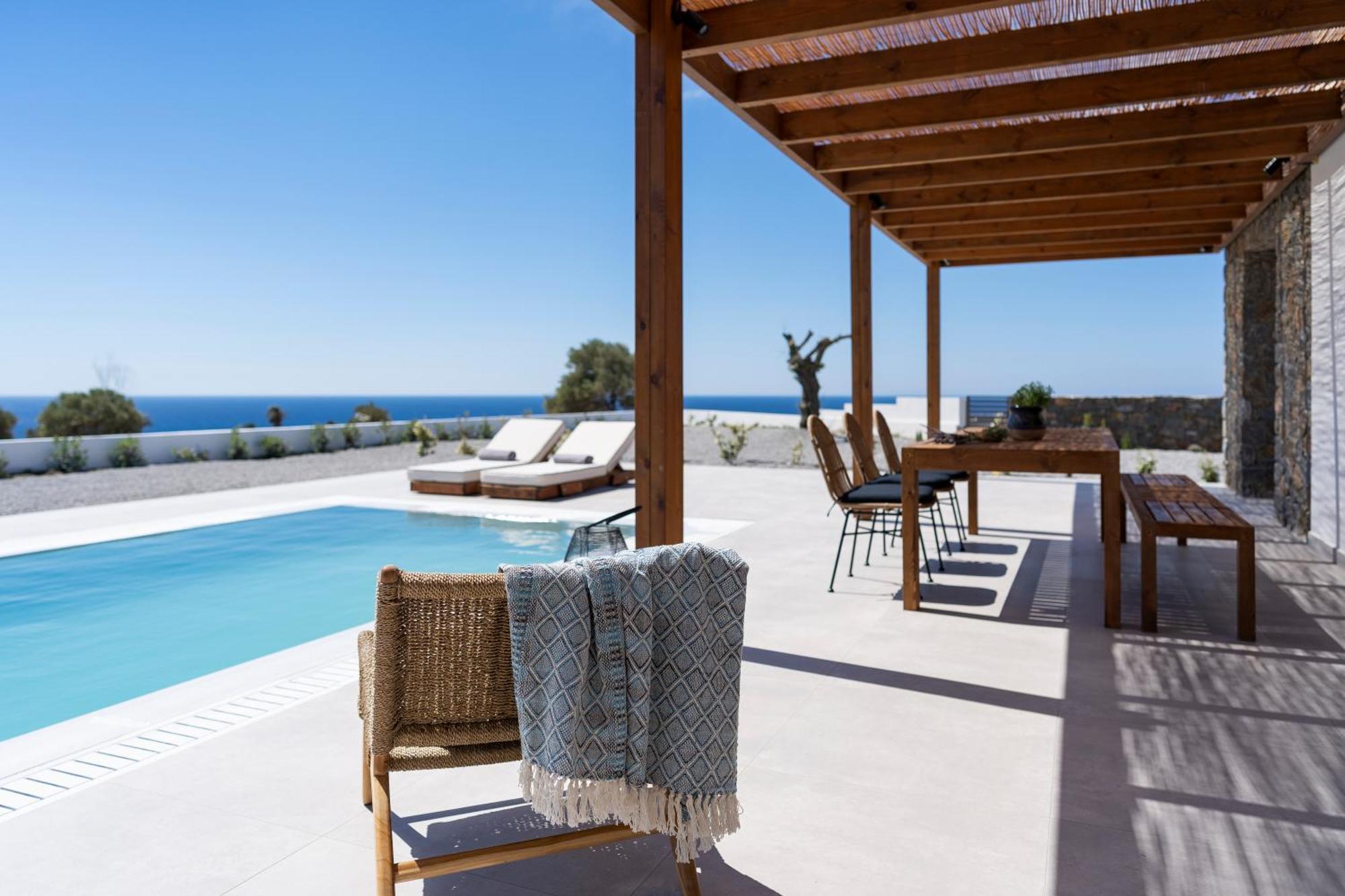 Terra D'Oro Sea View Villa With Private Pool 키오타리 객실 사진